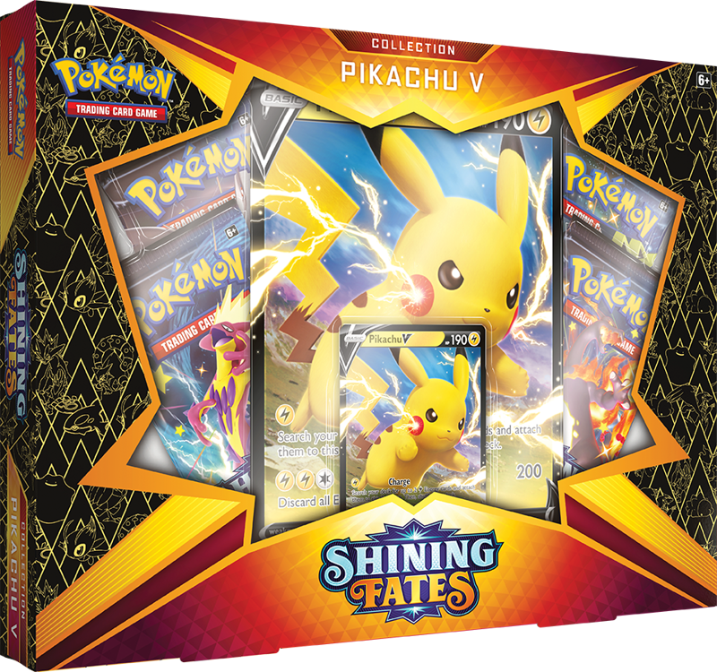 Pokemon Shining Fates Pikachu V Collection Box