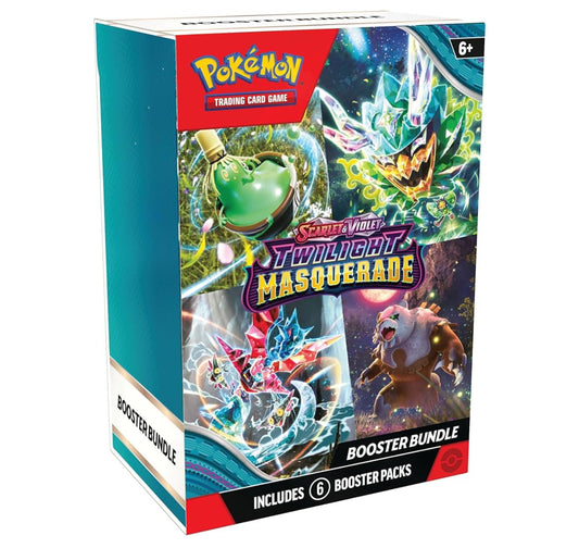 Pokémon TCG: Scarlet & Violet—Twilight Masquerade Booster Bundle (6 Boosters)