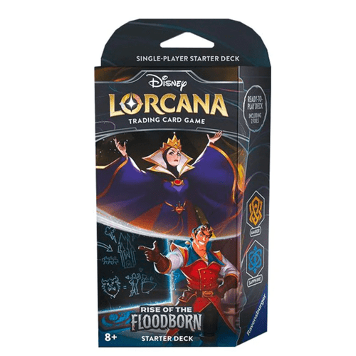 Disney Lorcana - Rise of The Floodborn Starter Deck - Evil Queen / Gaston